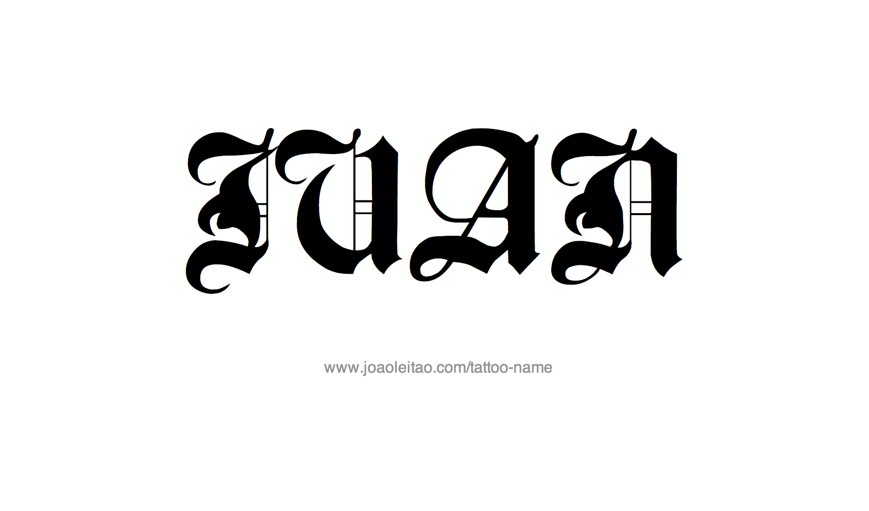 Juan Name Tattoo Designs